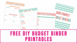 Free DIY Budget Binder Printables - Freebie Finding Mom