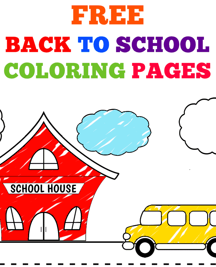 Free Printable Back To School Coloring Sheets