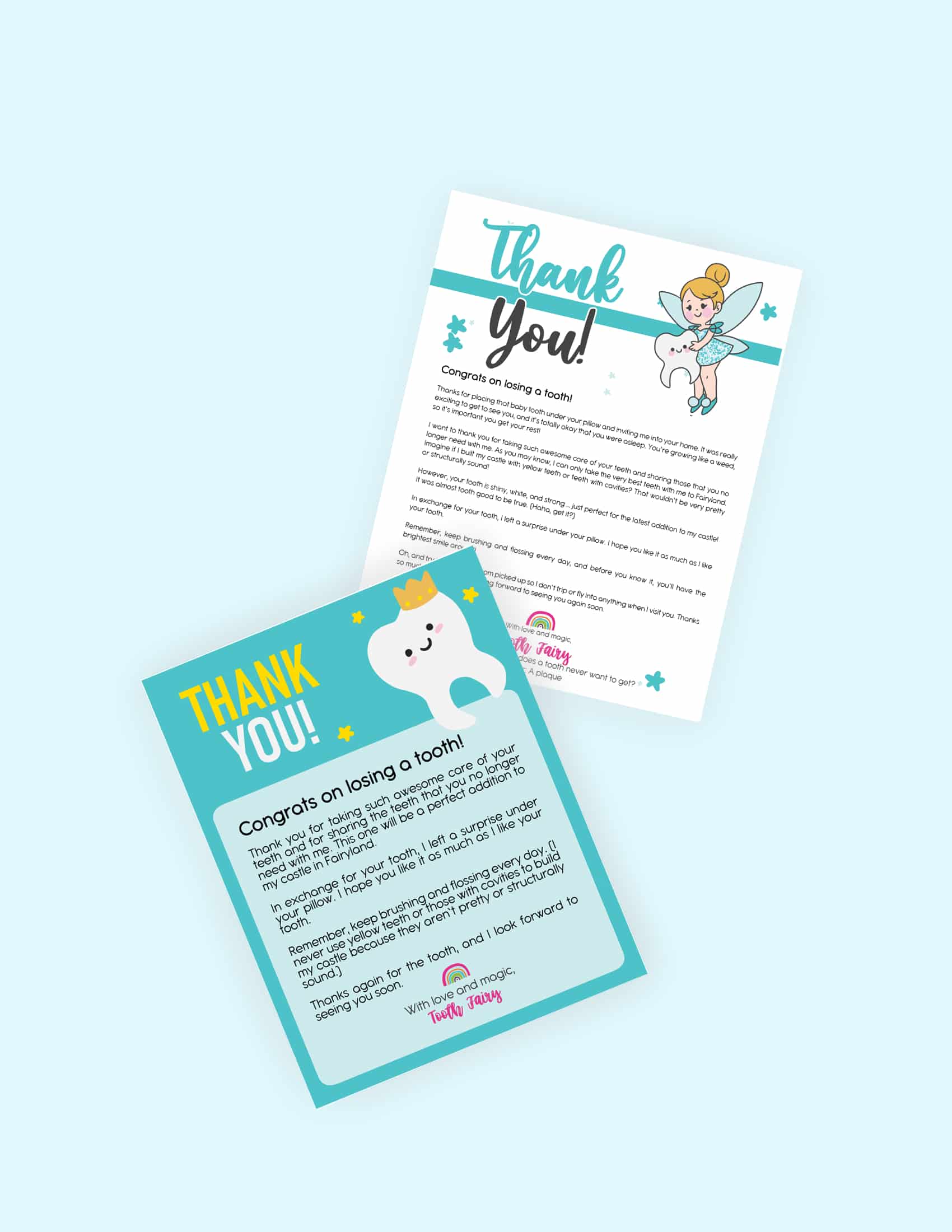 tooth fairy letters template tooth fairy letters template