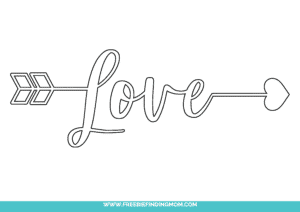 How to Write "Love" in Cursive Font - Freebie Finding Mom