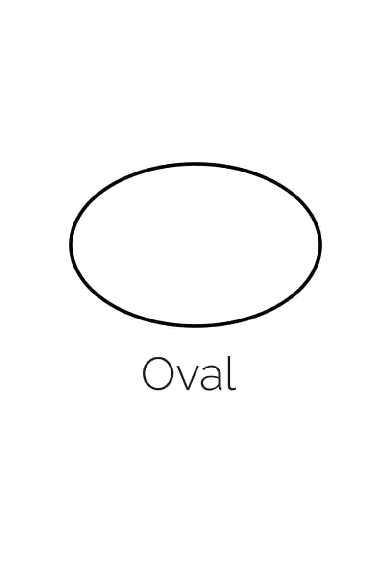 Free Printable Oval Shape Free Printable Oval Shape
