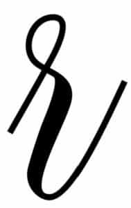 Free Calligraphy Letters Printable for Beginners: Lowercase R