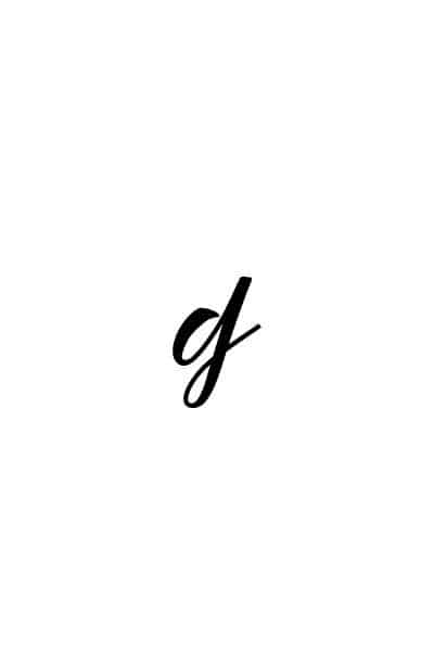 calligraphy for beginners free printable calligraphy G lowercase