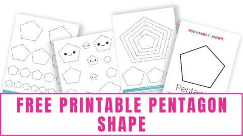 Free Printable Pentagon Shape - Freebie Finding Mom