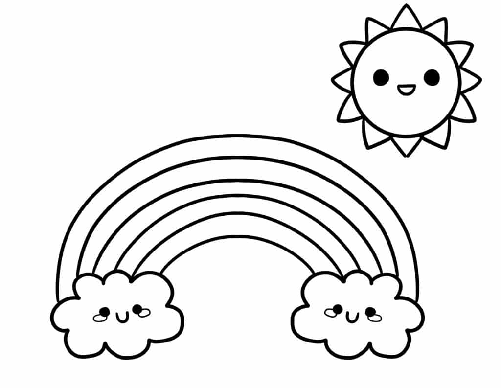 Easy Coloring Pages For Kids Printable