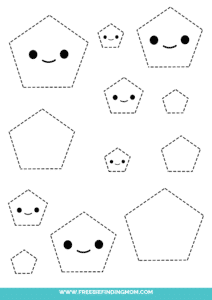 Free Printable Pentagon Shape - Freebie Finding Mom