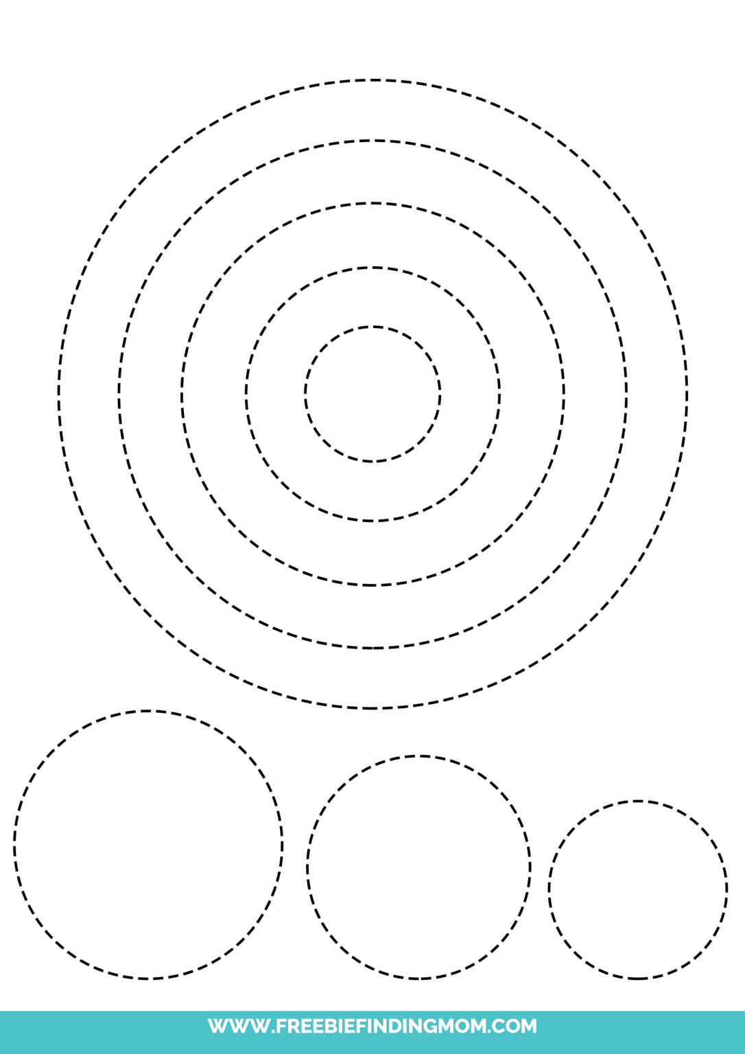 Printable Shape Tracing Worksheets Freebie Finding Mom