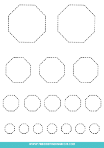 Printable Shape Tracing Worksheets - Freebie Finding Mom