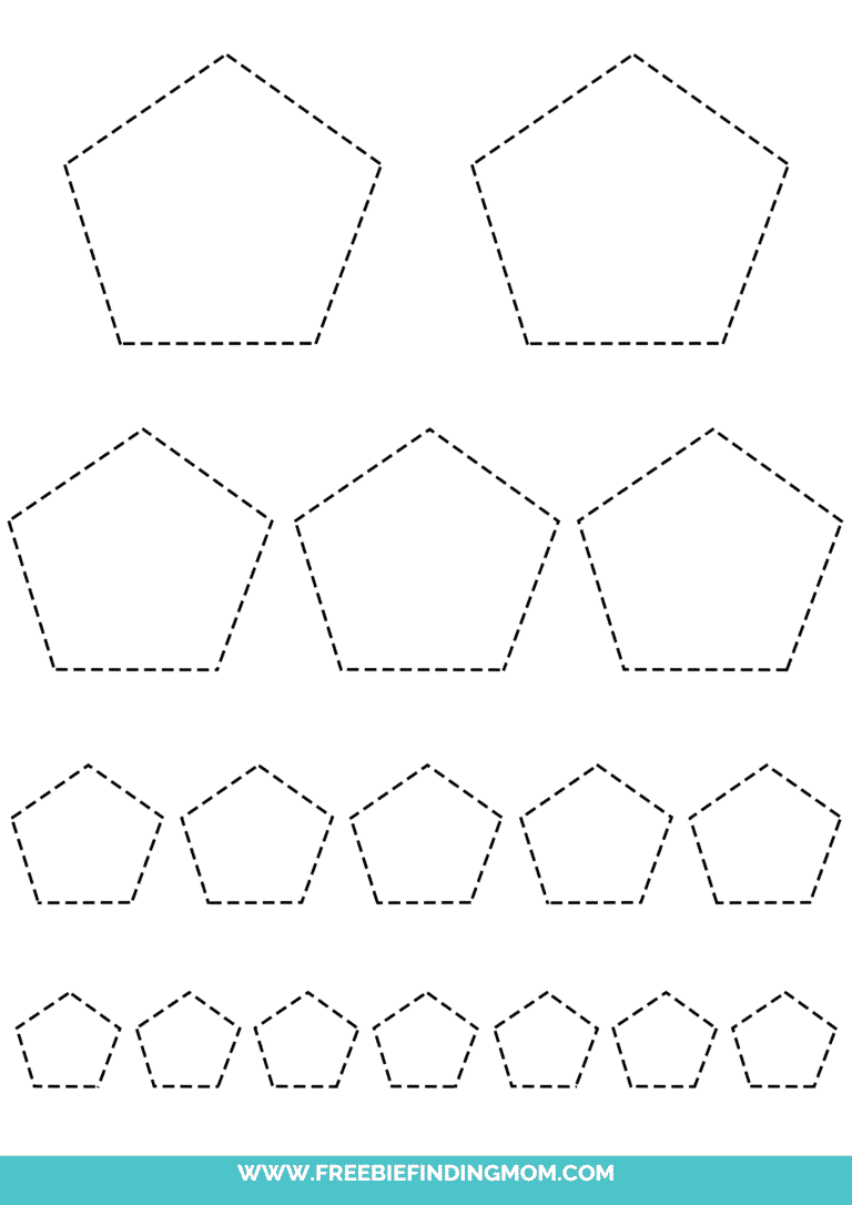 Free Printable Pentagon Shape