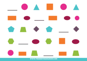 Printable Shapes Worksheets for Kindergarten - Freebie Finding Mom