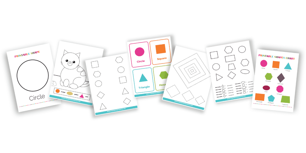 Printable Shape Tracing Worksheets - Freebie Finding Mom
