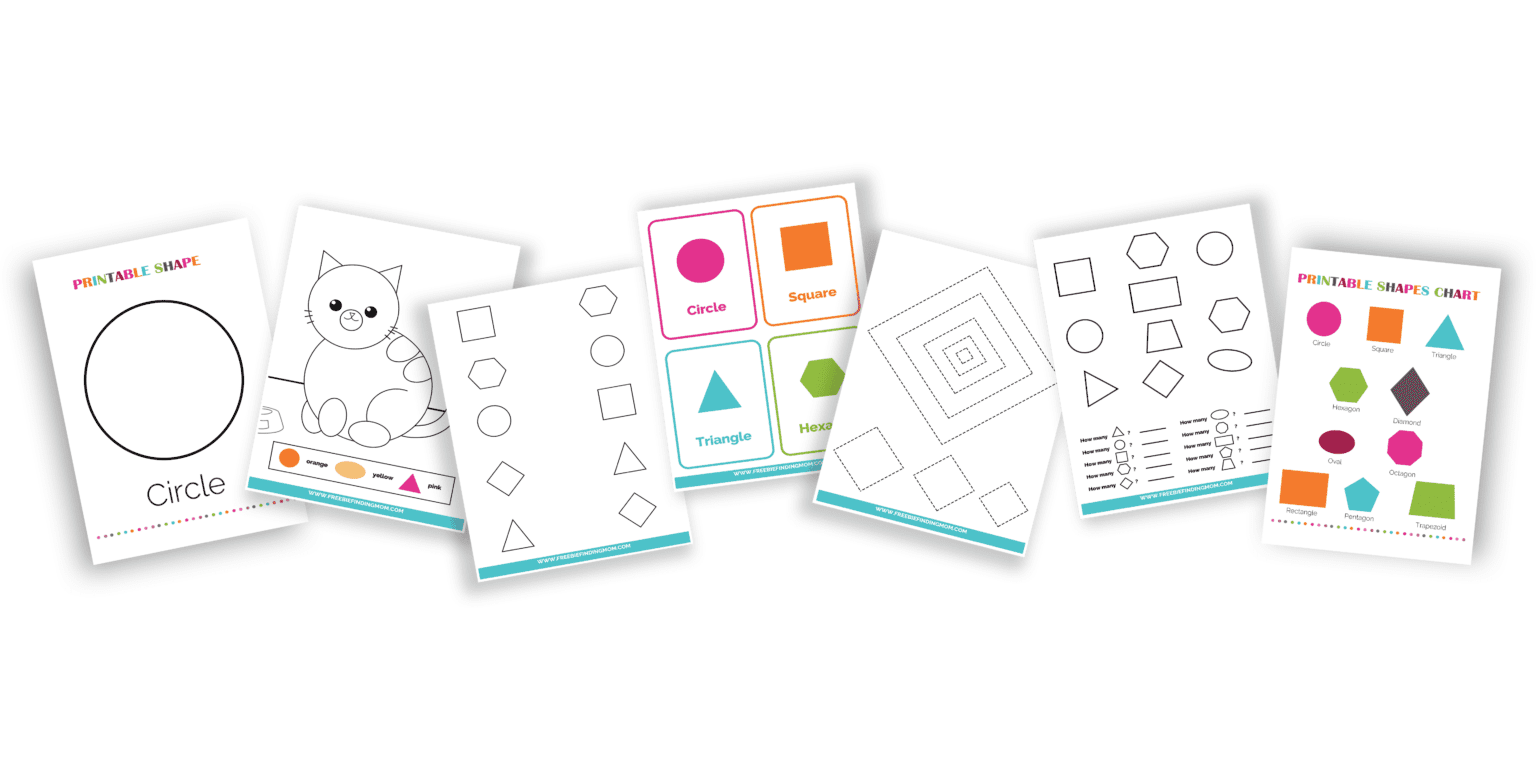 Printable Shape Tracing Worksheets - Freebie Finding Mom