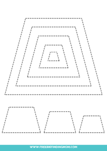 Free Printable Trapezoid Shape