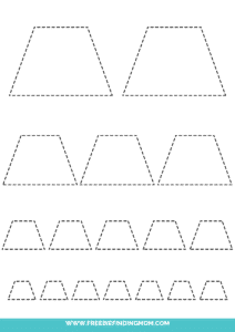 Free Printable Trapezoid Shape