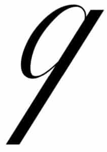 Free Cursive Letters Printable: Royal Fancy Lowercase Q