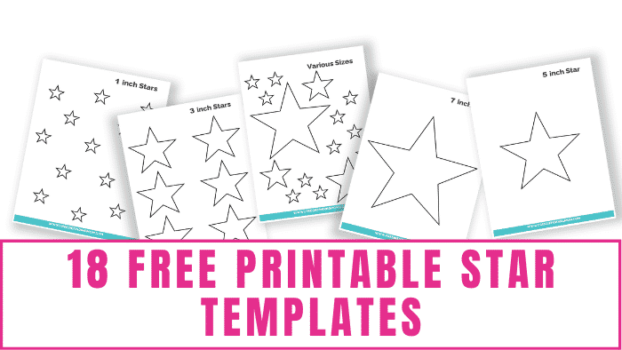 Whether you are writing lunch notes to your kids for the first day of school or need stars for a chore chart or reward chart, these free printable star templates will come in handy.