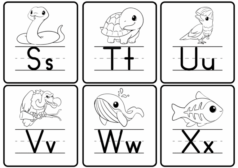 Printable Letter Flashcards (PDF Downloads)