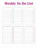 Weekly To Do List Template Printable - Freebie Finding Mom