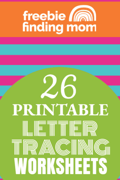 26 Printable Letter Tracing Worksheets (PDF Downloads)