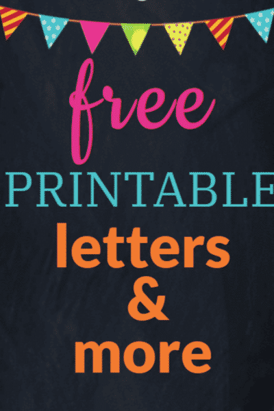 Free Printable Letters – Printable Alphabet Letters & More Story