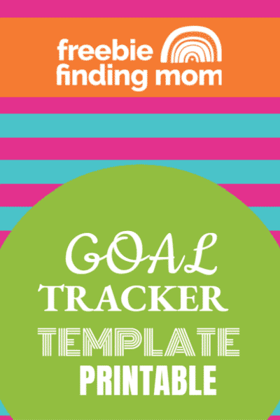 Goal Tracker Template Printable Story