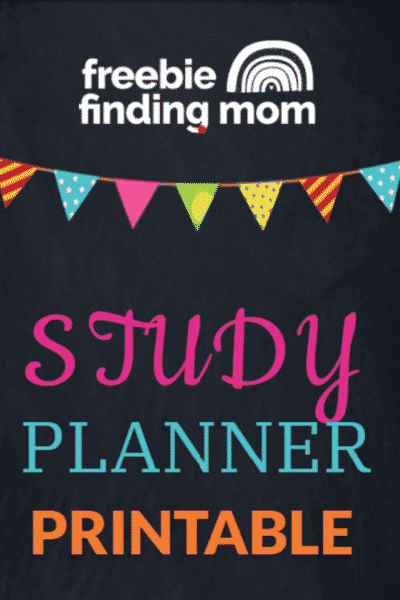 Study Planner Printable (PDF Download)