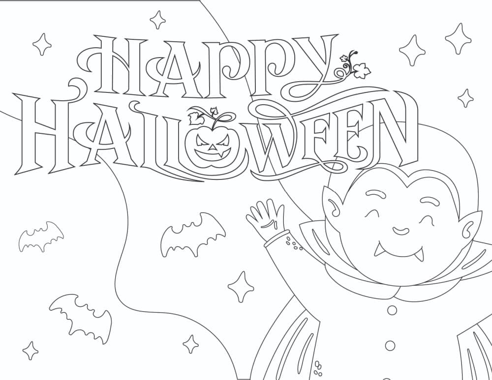 Maybe these free printable Halloween signs coloring sheet will show your kid that some so-called monsters are simply misunderstood