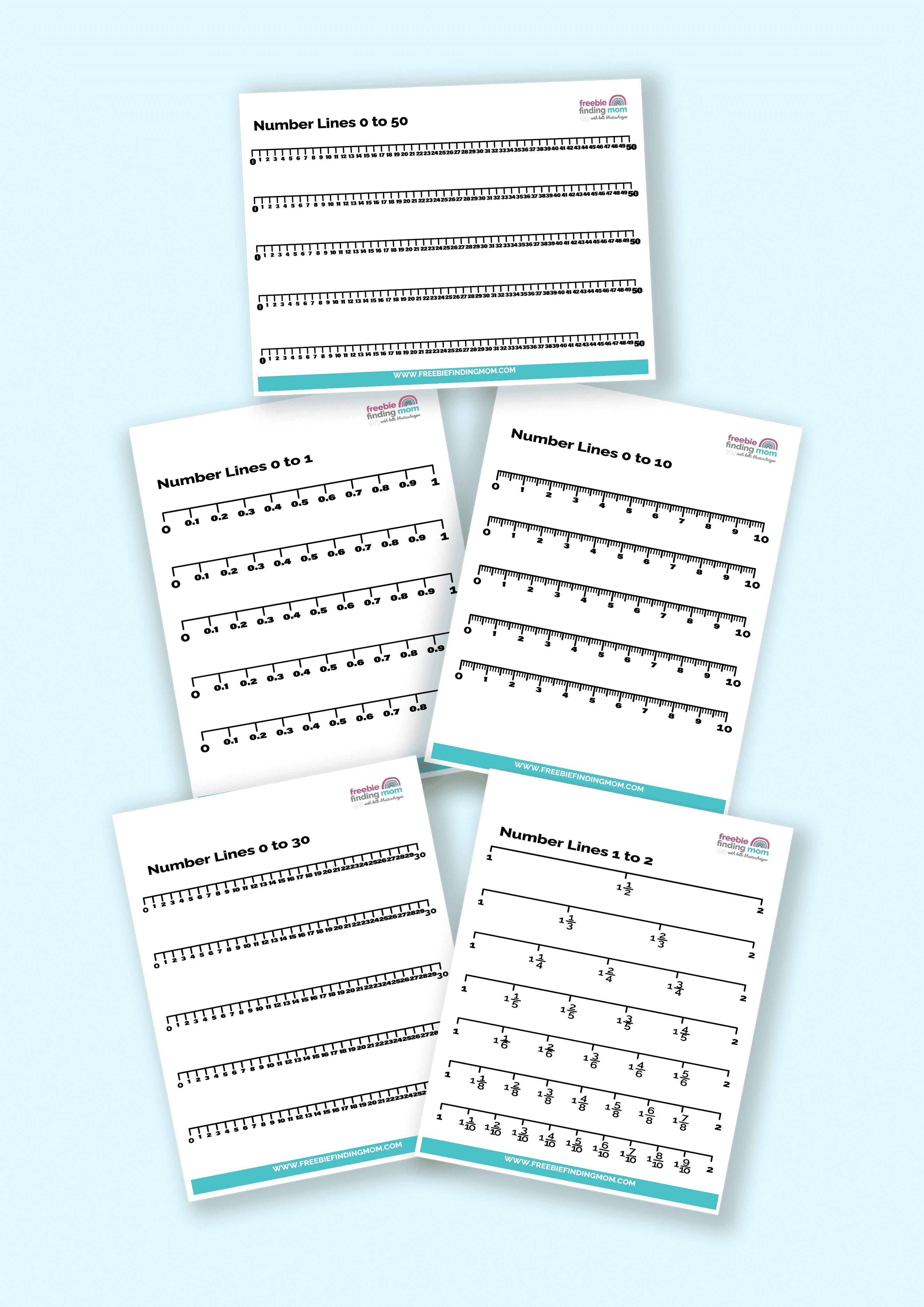 9 free printable number lines for kids freebie finding mom