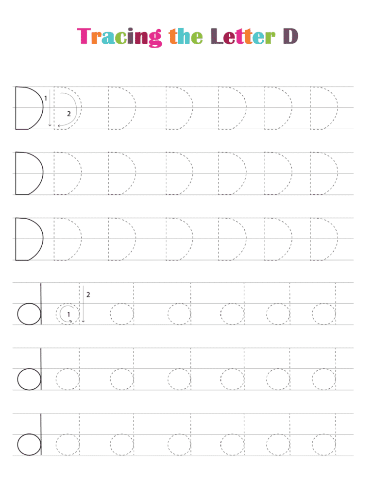 Free Letter Tracing Worksheets (PDF Downloads) - Freebie Finding Mom