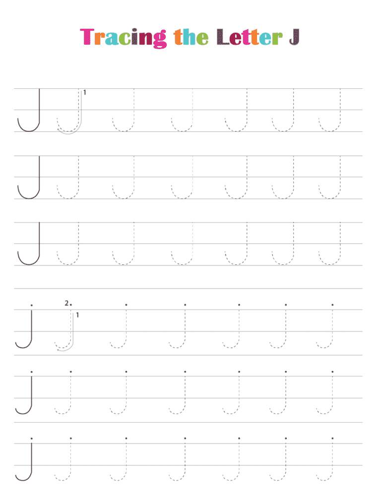 Free Letter Tracing Worksheets (PDF Downloads) - Freebie Finding Mom