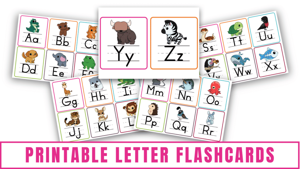 printable letter flashcards