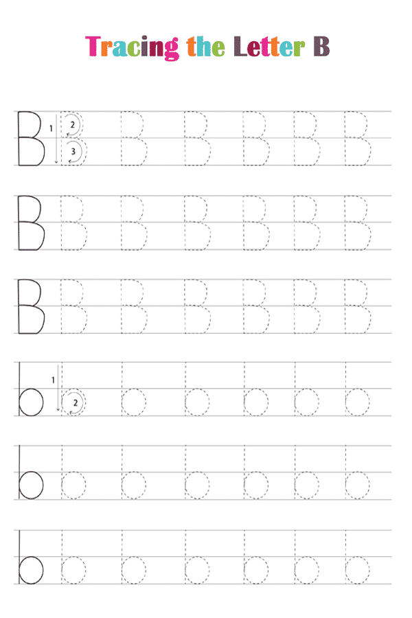 printable free letter tracing worksheets pdf downloads tracing letter b freebie finding mom