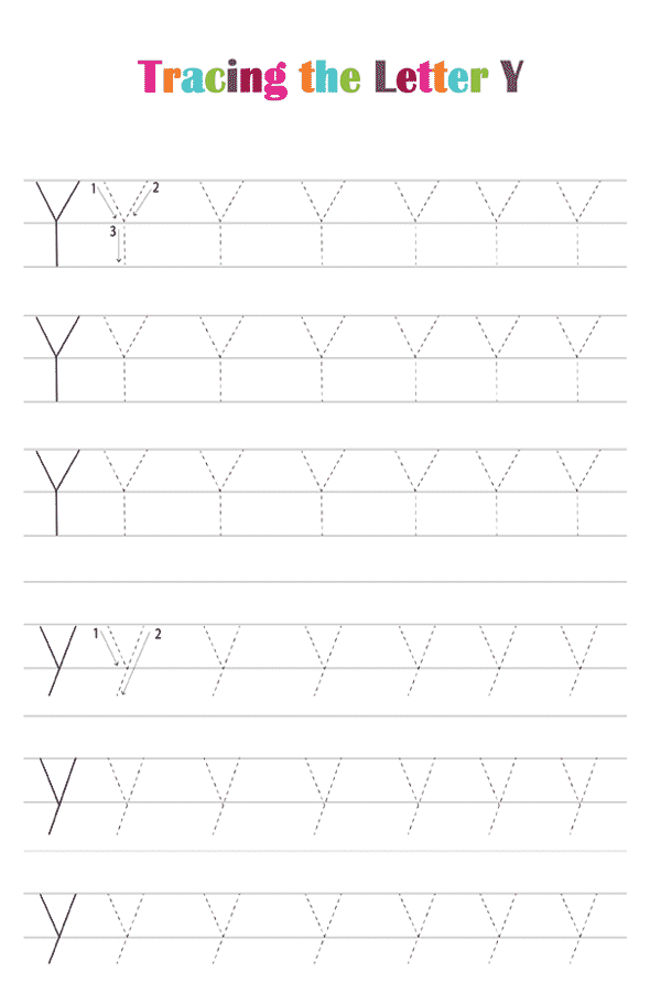 printable free letter tracing worksheets pdf downloads tracing letter y freebie finding mom