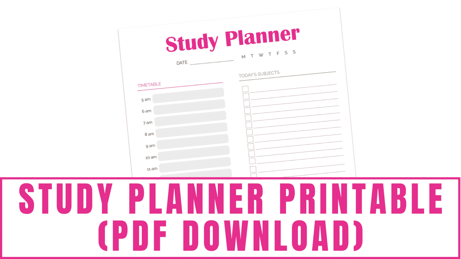 Grade Tracker Printable