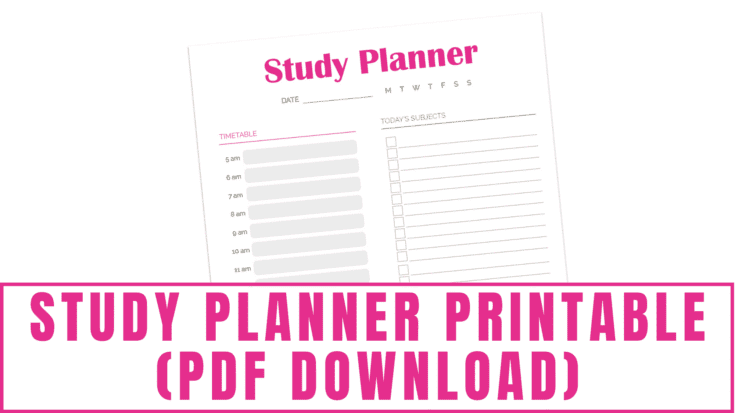 Student Assignment Tracker Template Printable