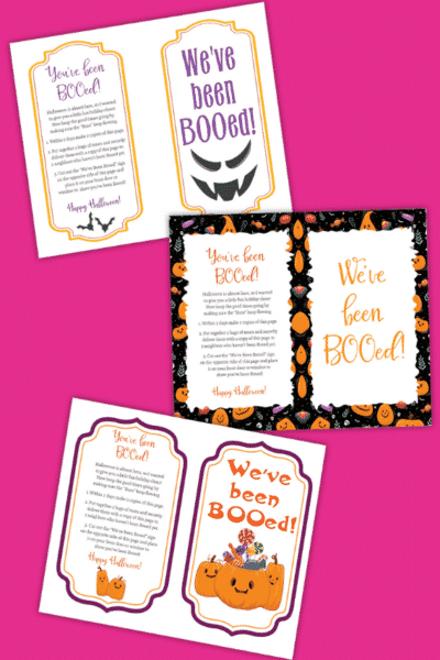3 You’ve Been Booed Printable (PDF Downloads) Story