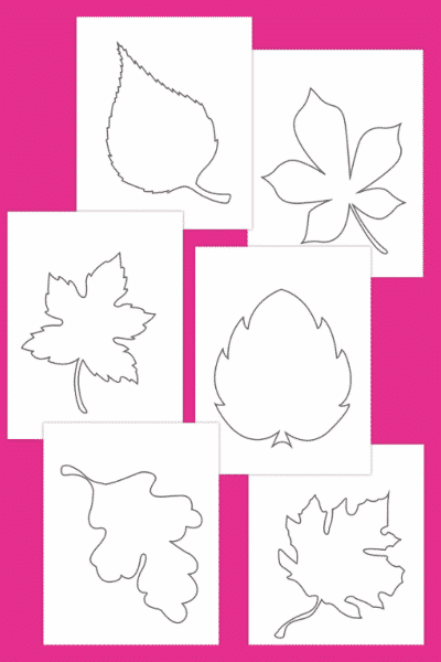 6 Free Fall Leaf Template Printables Story