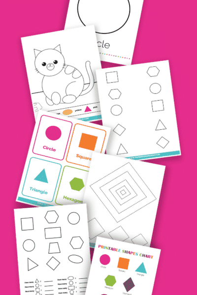 Printable Shapes Coloring Pages (PDF Downloads) Story