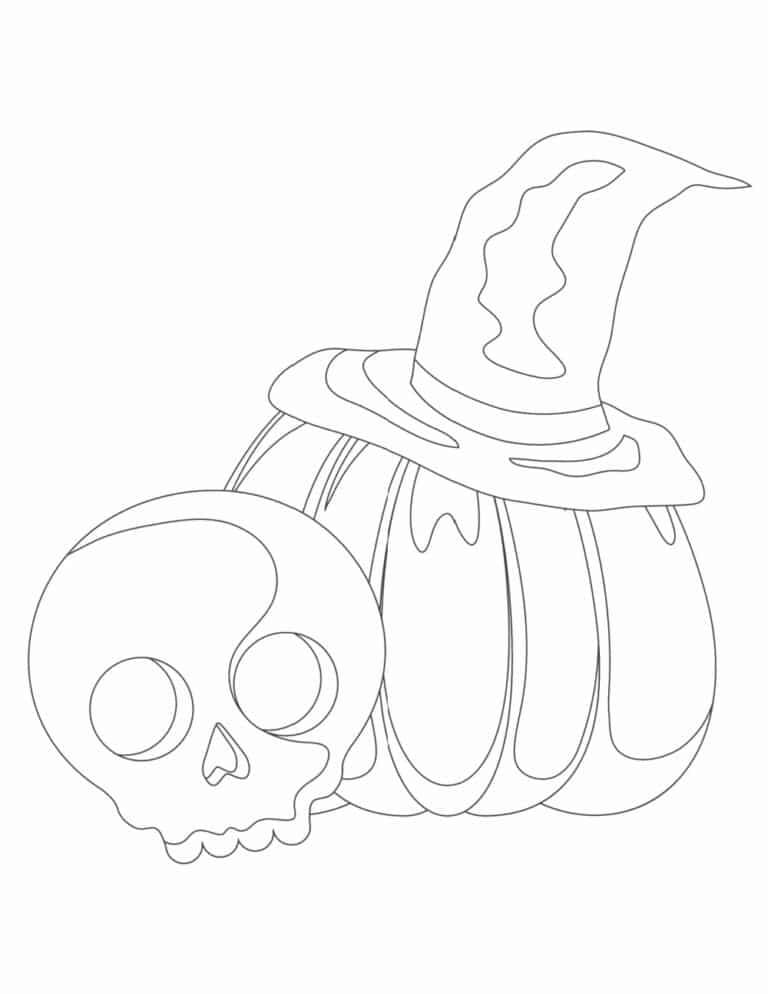 3 Free Easy Halloween Coloring Pages for Kids - Freebie Finding Mom