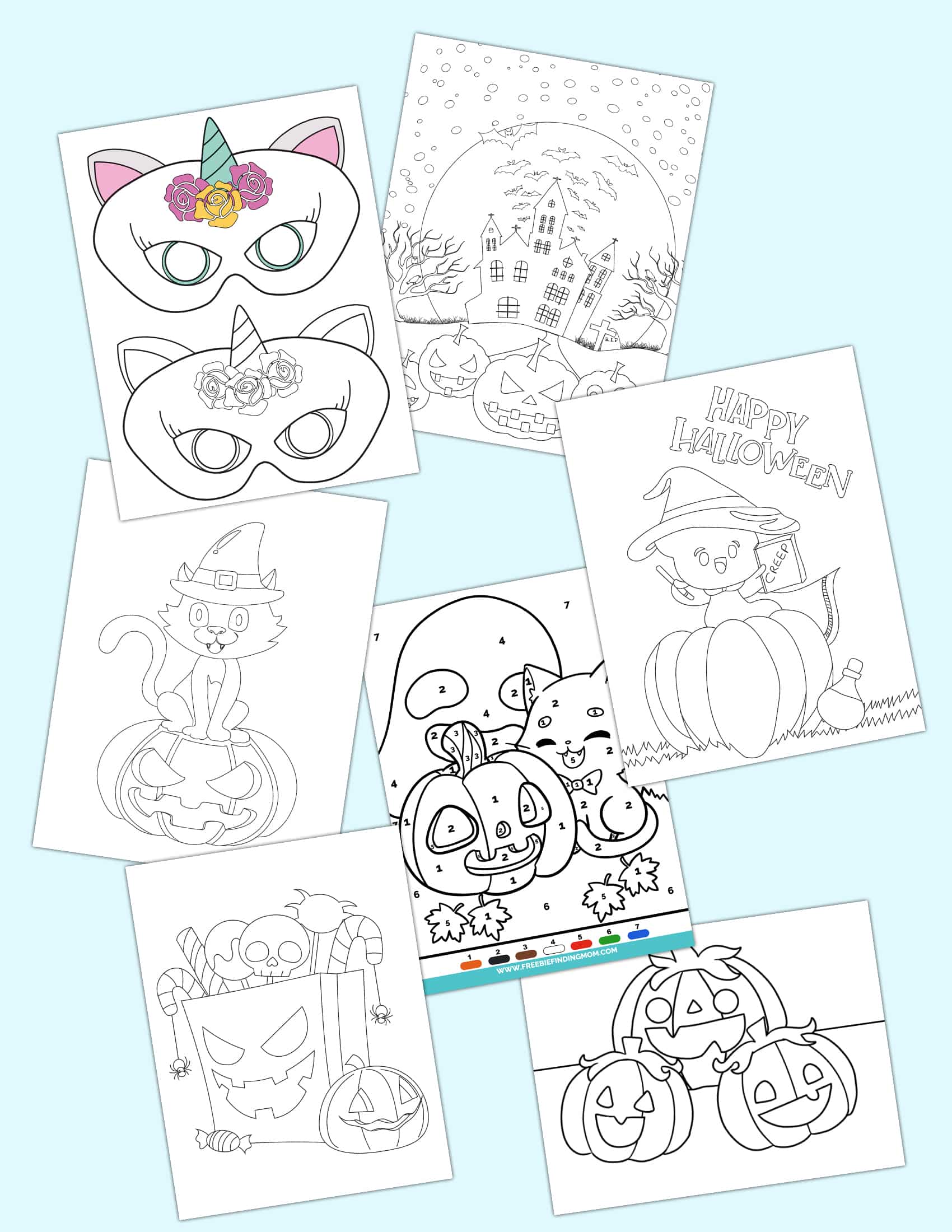 Free Printable Halloween Coloring Pages for Kids