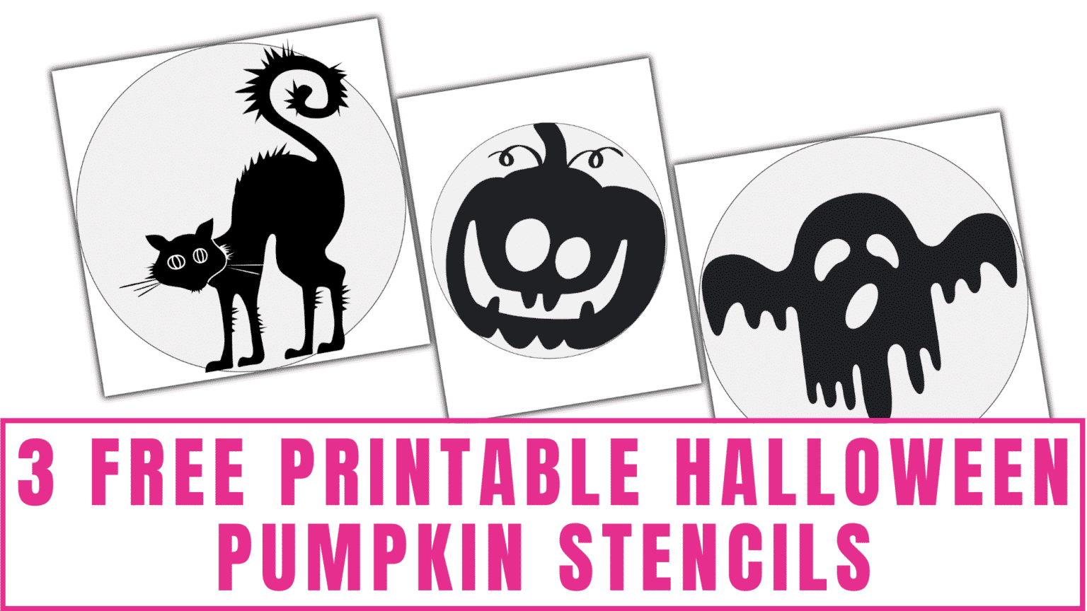 3 Free Printable Halloween Pumpkin Stencils
