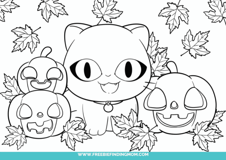3 Free Printable Easy Fall Coloring Pages