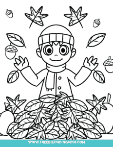 Free Printable Fall Coloring Pages for Toddlers