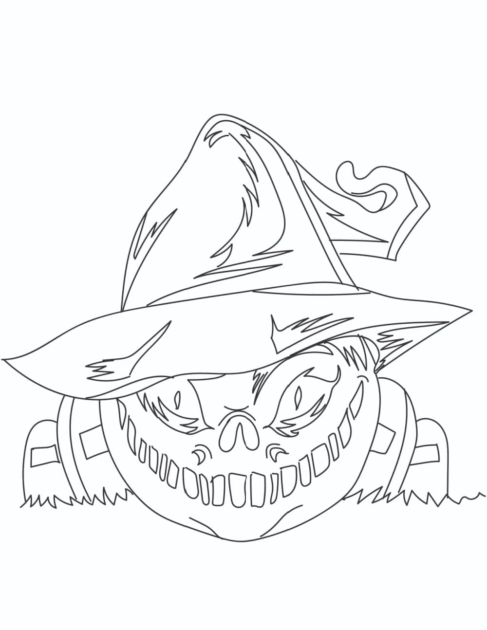 3 Free Printable Scary Halloween Coloring Pages LaptrinhX News