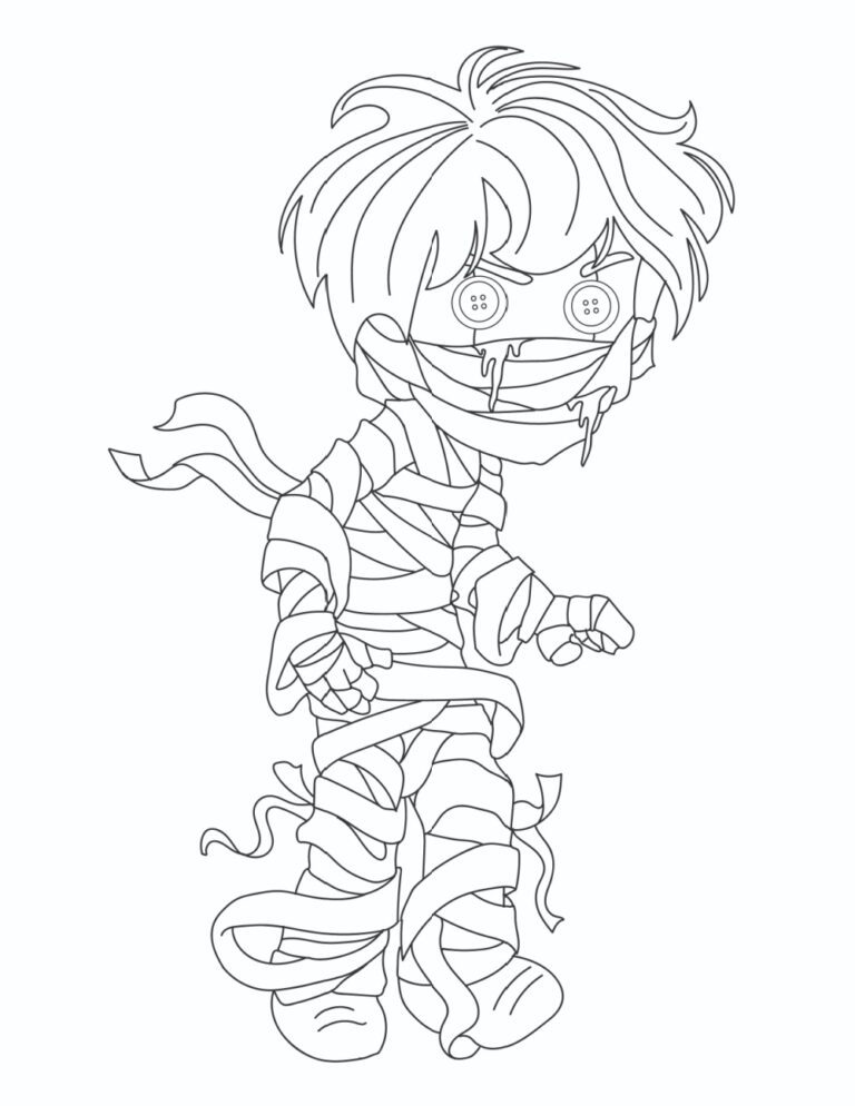 3 Free Printable Scary Halloween Coloring Pages