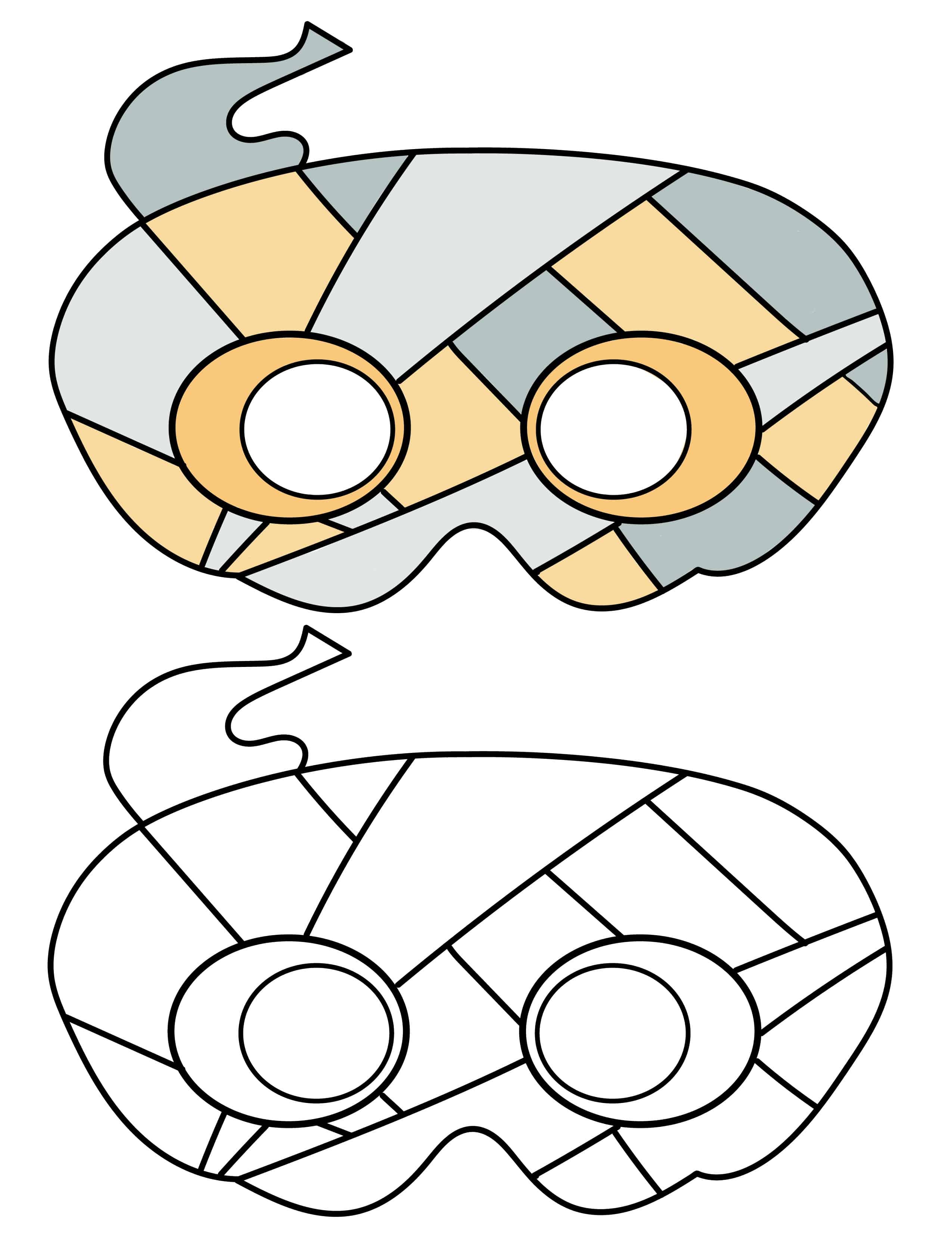 The Incredibles Mask Template