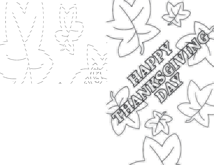 3 Free Printable Happy Thanksgiving - Free Printable Happy Thanksgiving Cards To Color 1 735x568