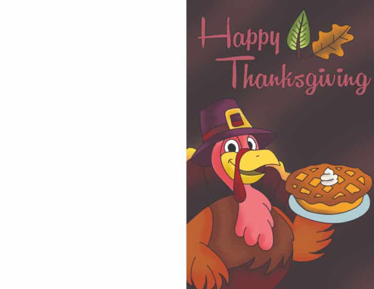 3 Free Printable Happy Thanksgiving Cards