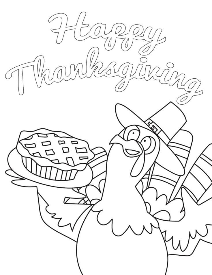 3 Free Printable Turkey Coloring Pages Freebie Finding Mom