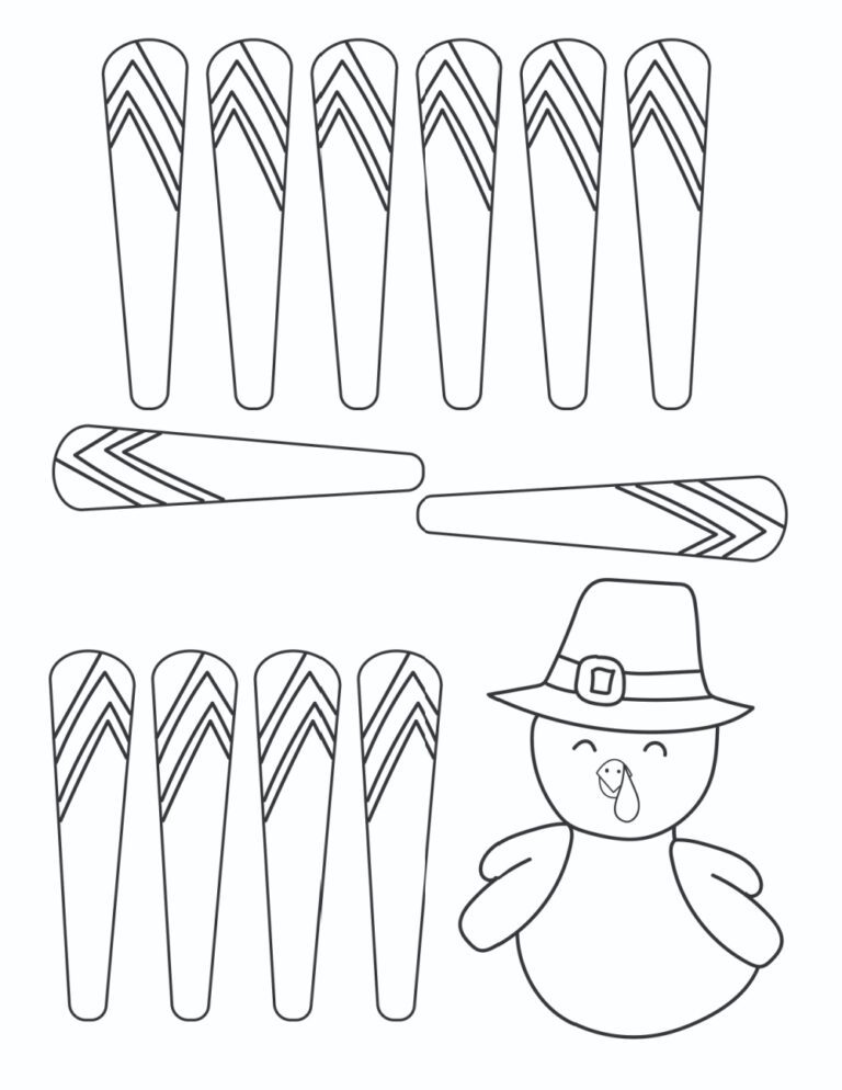 4 Free Turkey Printable Templates Freebie Finding Mom